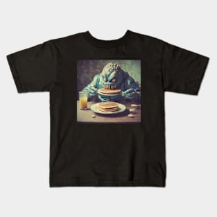 Pancake breakfast, Monster. Kids T-Shirt